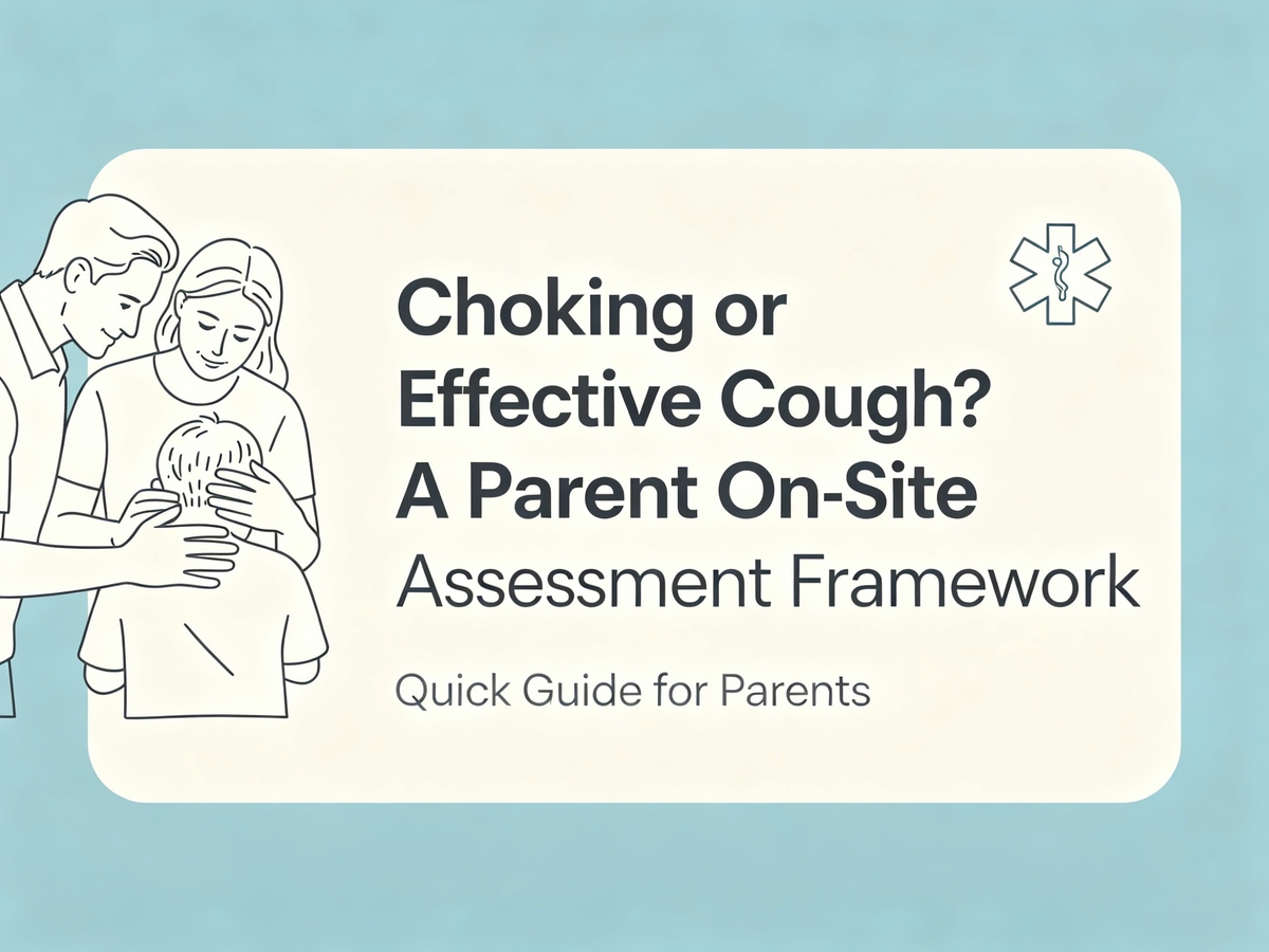 Choking or Effective Cough? A Parent On-Site Assessment Framework