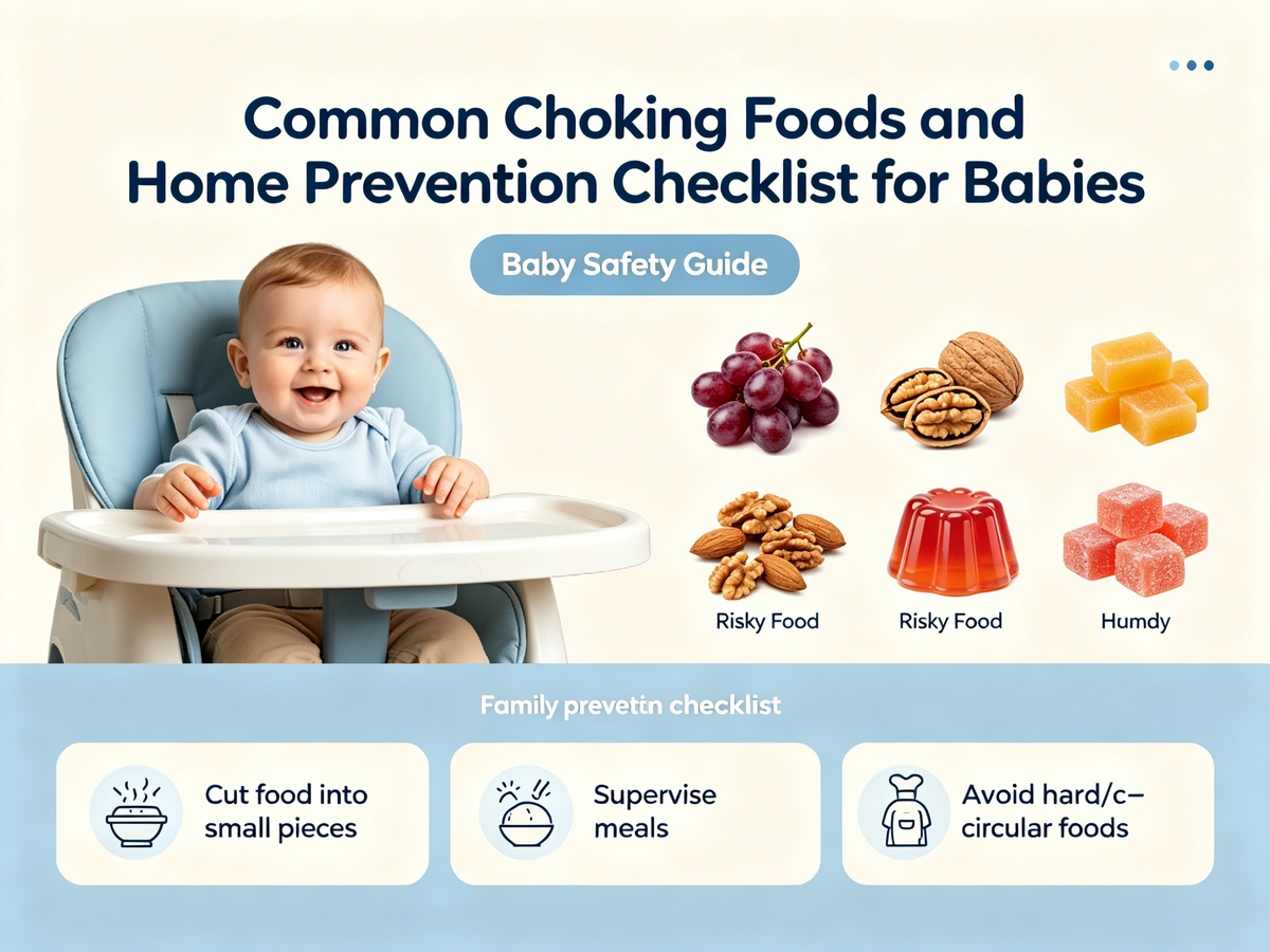 Common Choking Foods and Home Prevention Checklist for Babies