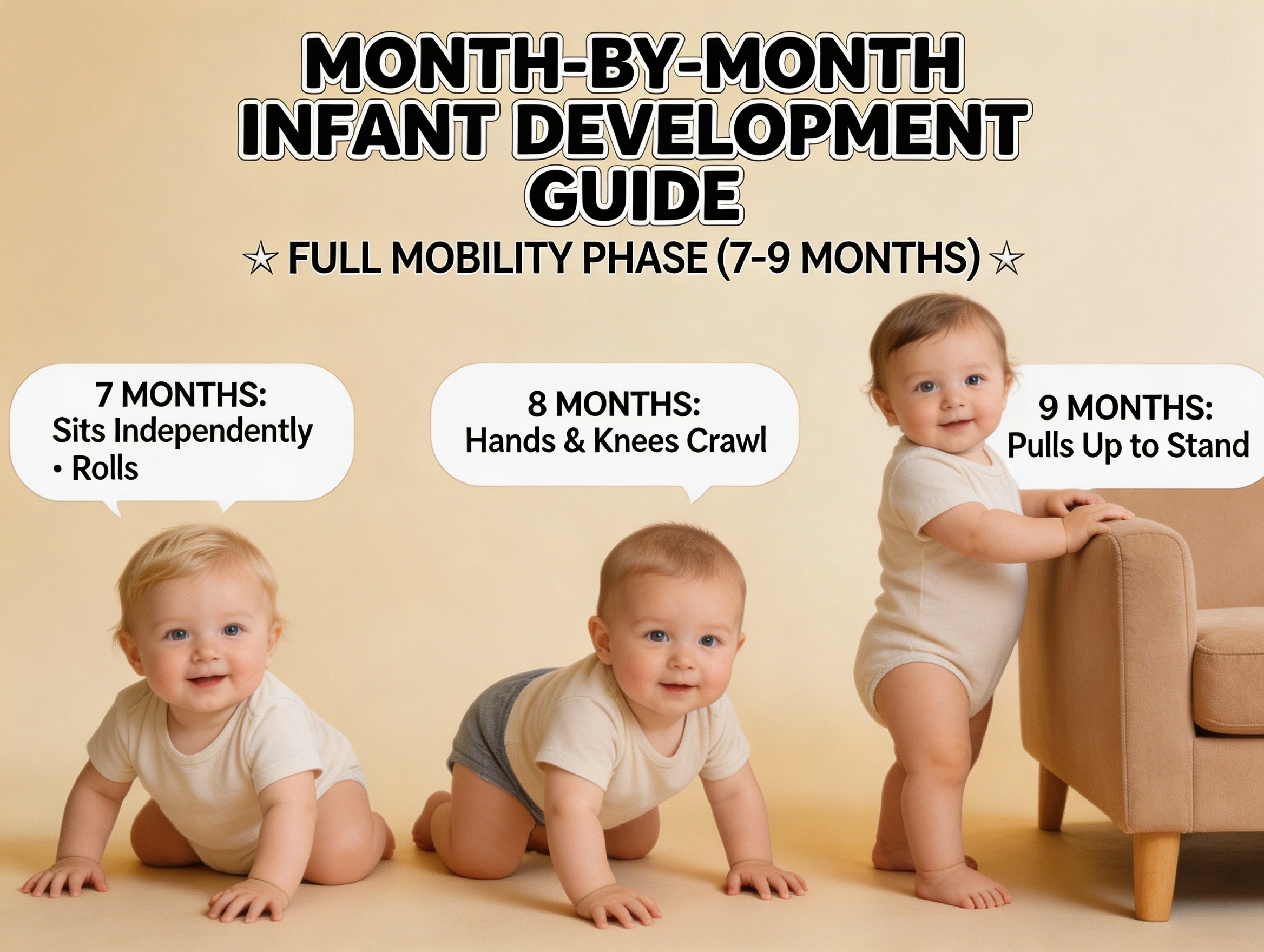 Month by month infant development full mobility 7 9 months.webp