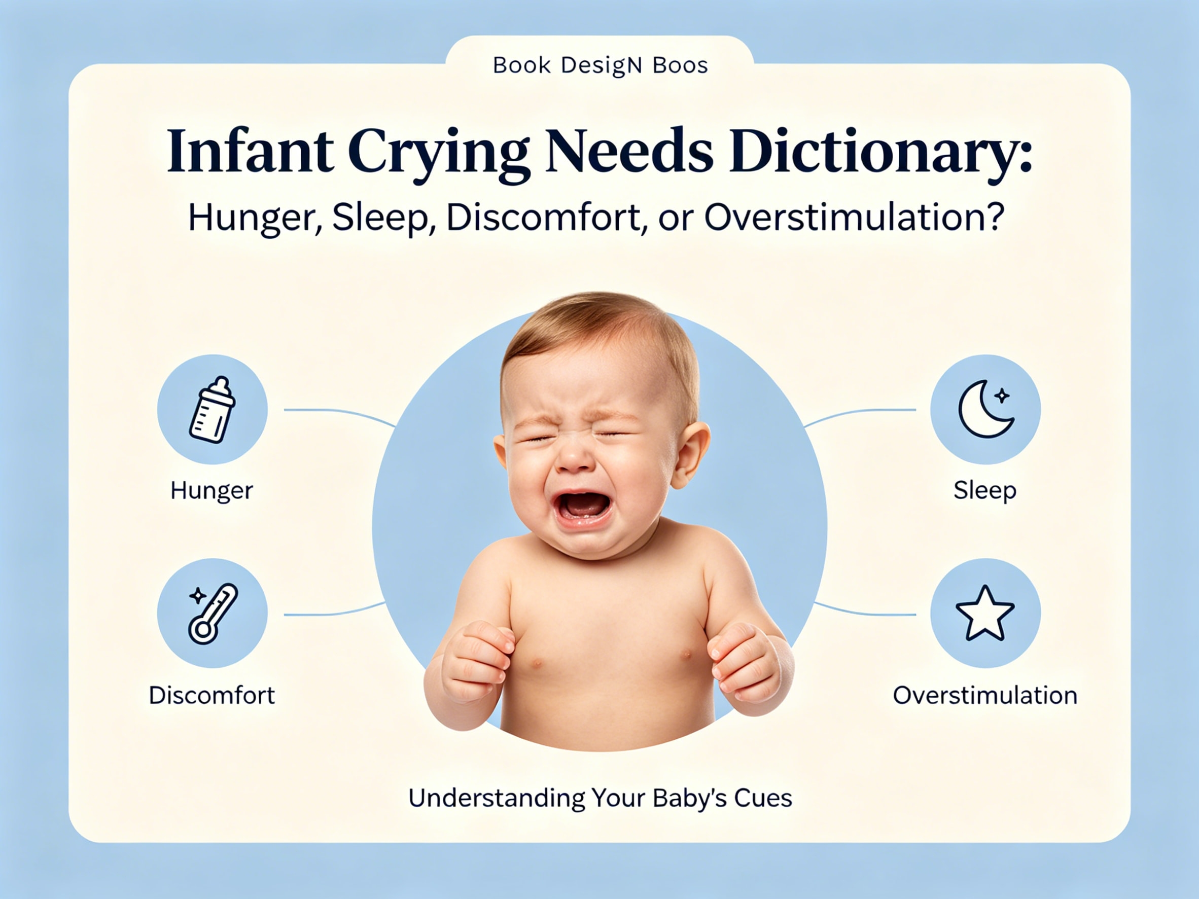 Infant crying needs dictionary hunger sleep discomfort overstimulation.webp